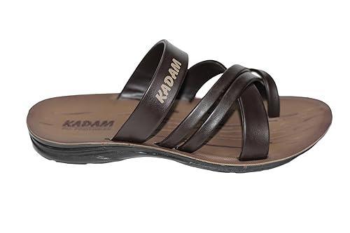 Kadam PU Footwear ऑफिस और आउटडोर के लिए स्टाइलिश चप्पल, जो रोज़ाना पहनने में बेहद आरामदायक हैं।